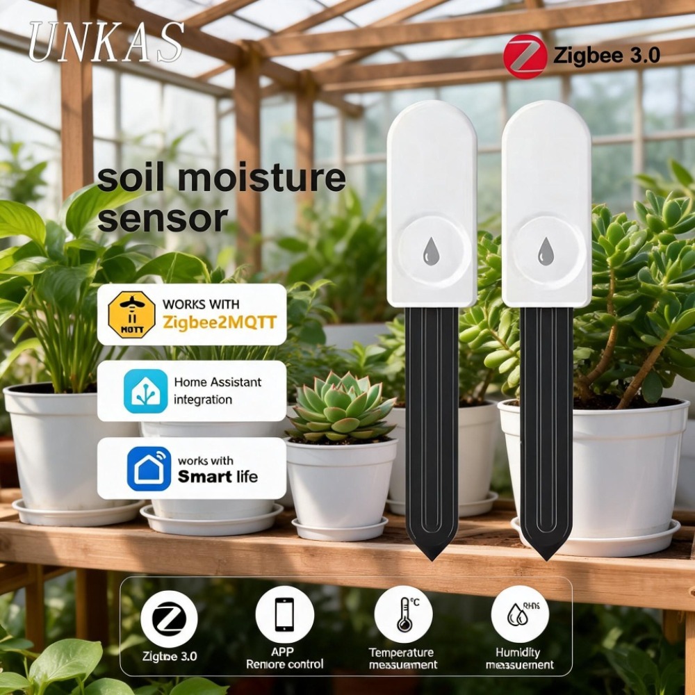 ZigBee 3.0 Soil Monitor Sensor - Plant Parent App review and price