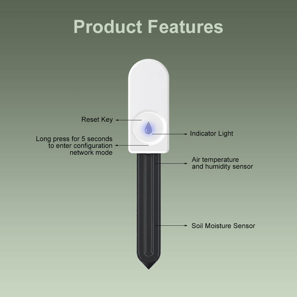 ZigBee 3.0 Soil Monitor Sensor - Plant Parent App review and price